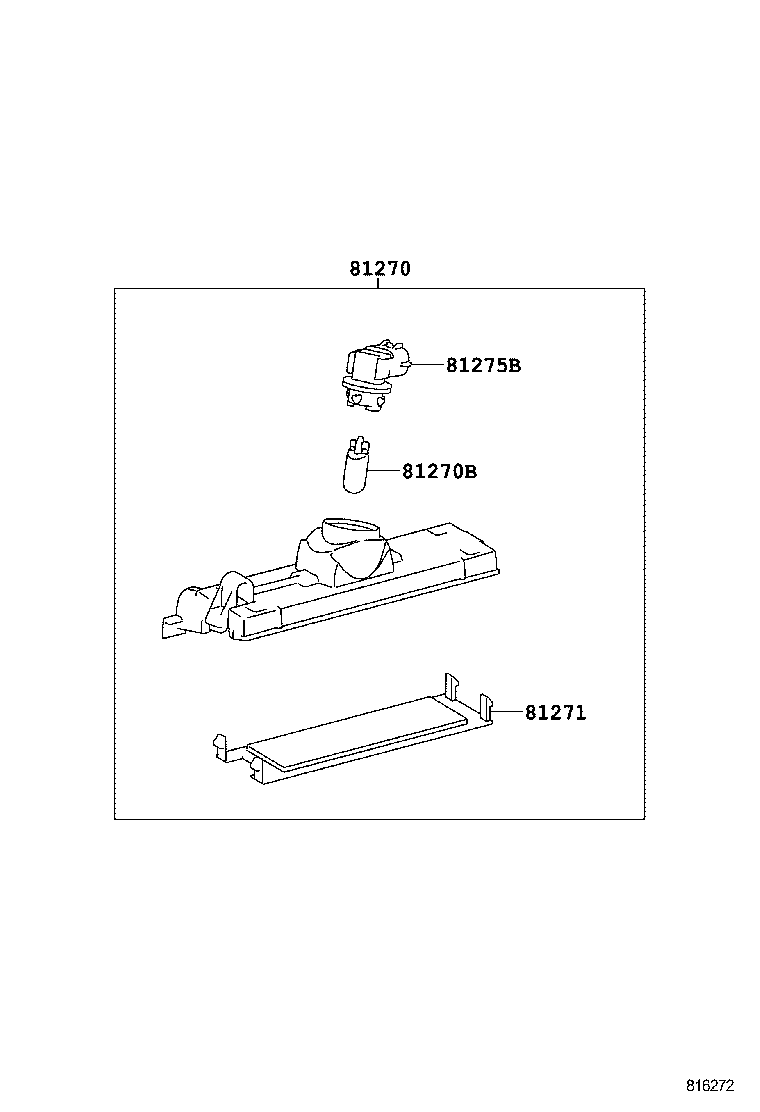  ETIOS |  REAR LICENSE PLATE LAMP