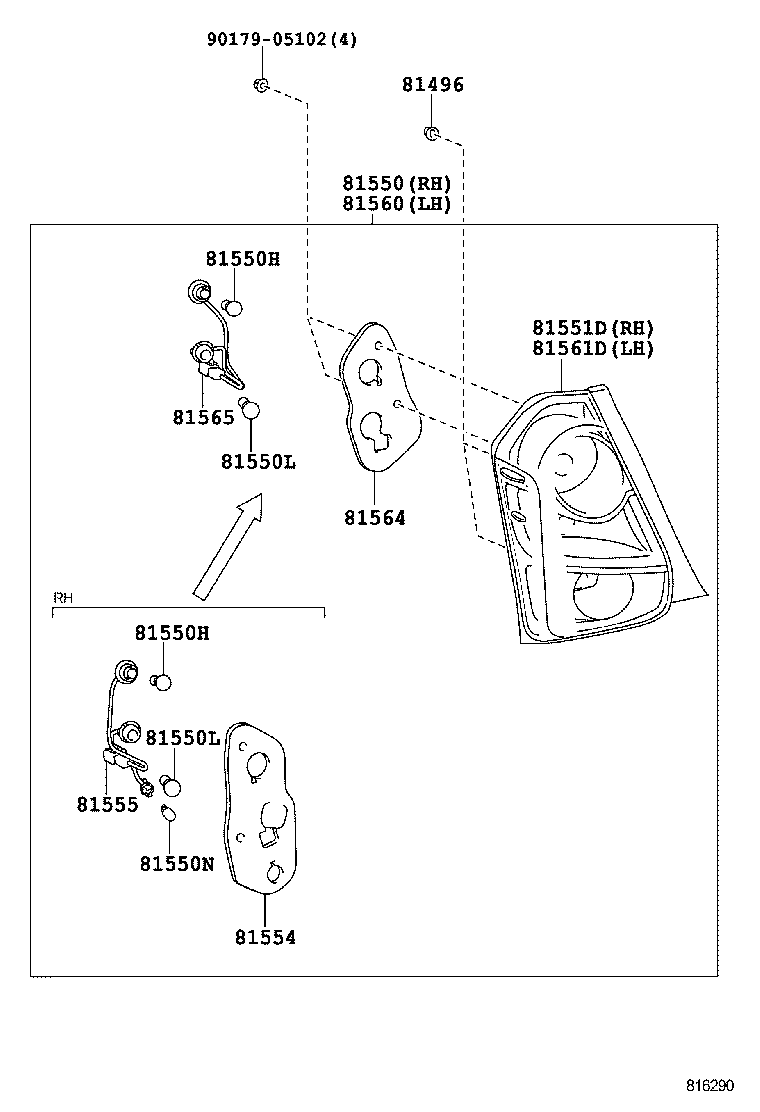  ETIOS |  REAR COMBINATION LAMP