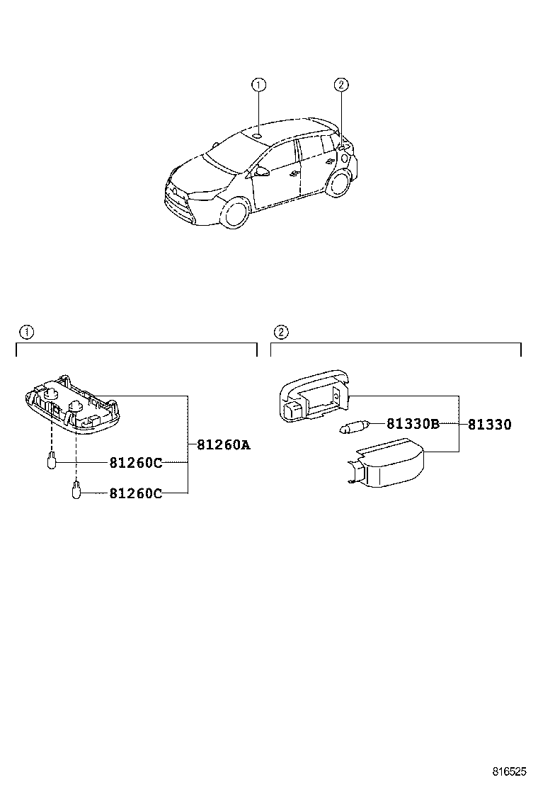  YARIS |  INTERIOR LAMP