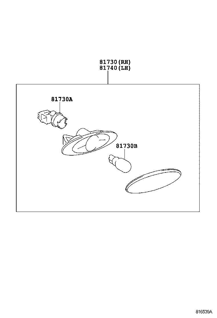  ETIOS |  SIDE TURN SIGNAL LAMP OUTER MIRROR LAMP