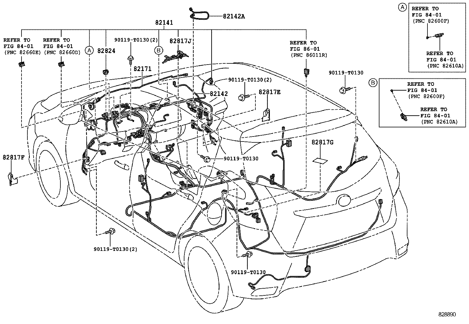  YARIS |  WIRING CLAMP