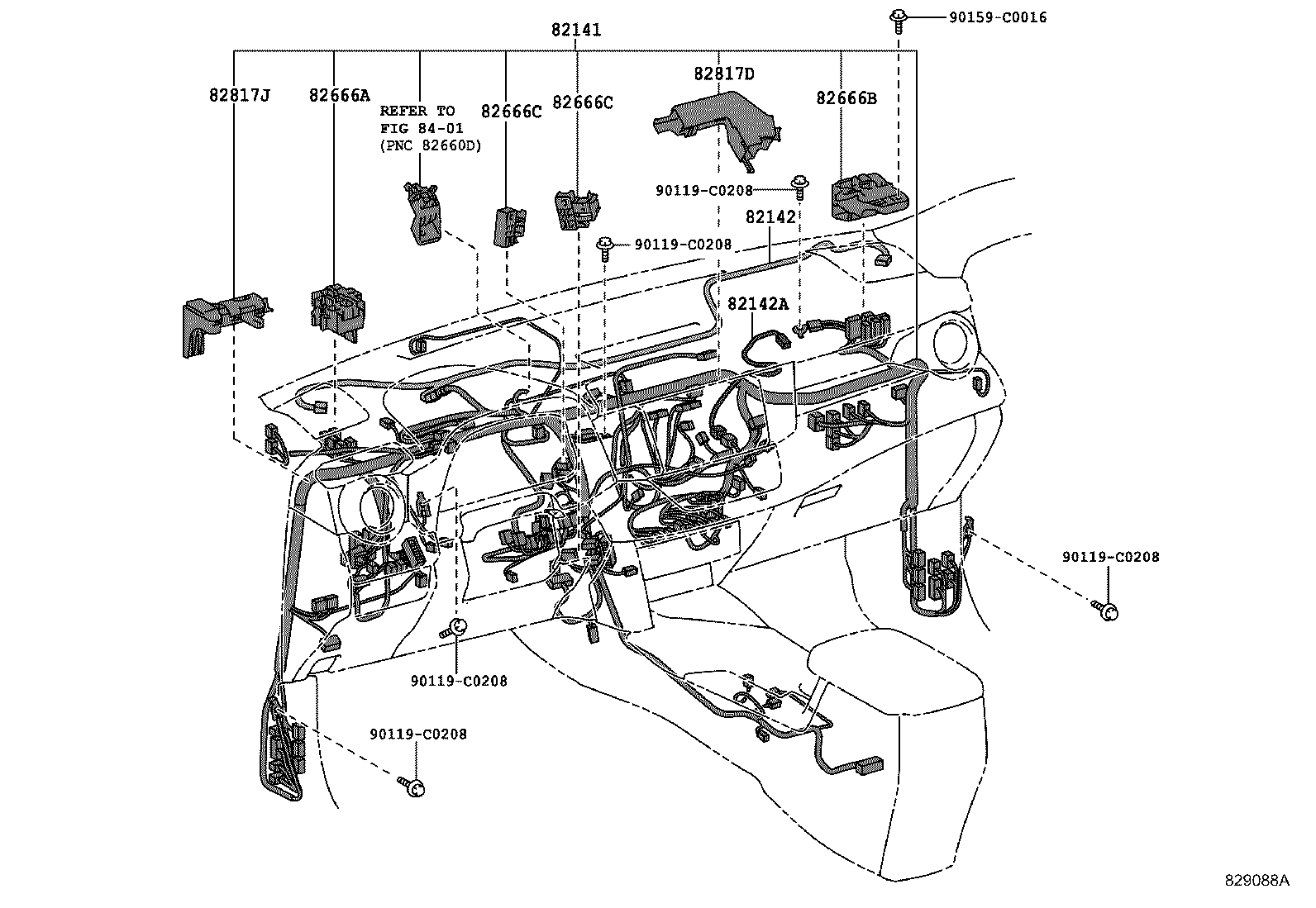  RAV4 CHINA |  WIRING CLAMP