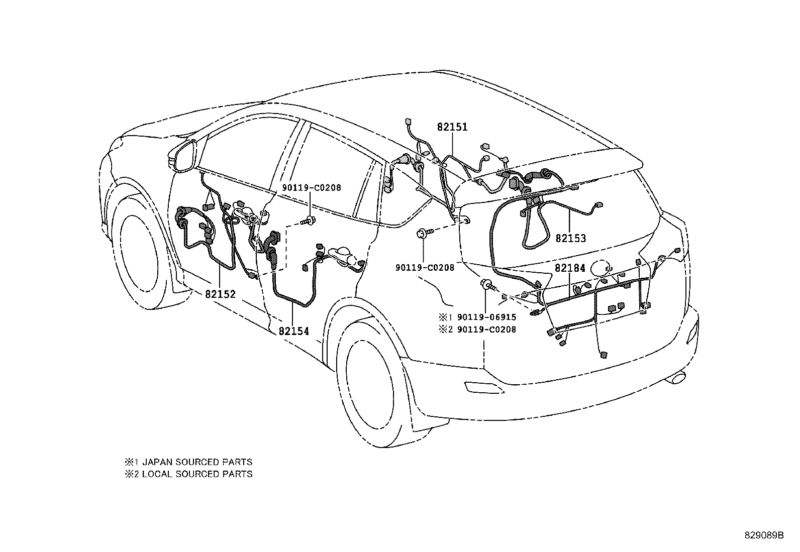  RAV4 CHINA |  WIRING CLAMP