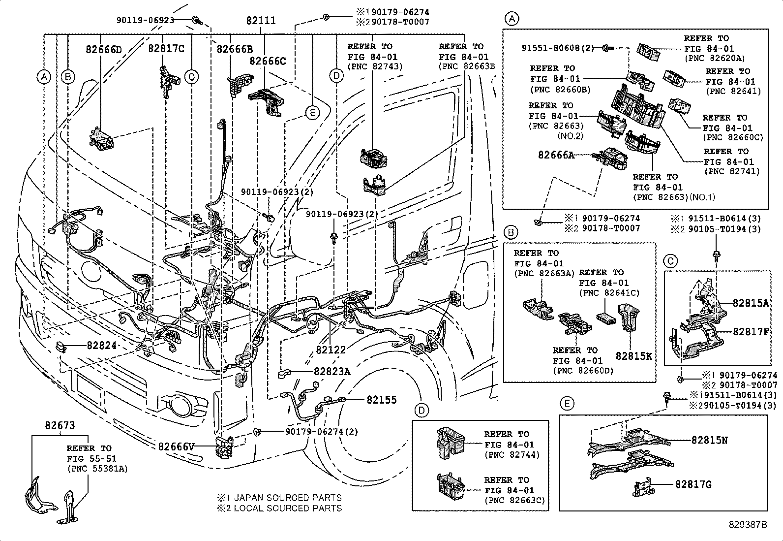  HIACE |  WIRING CLAMP