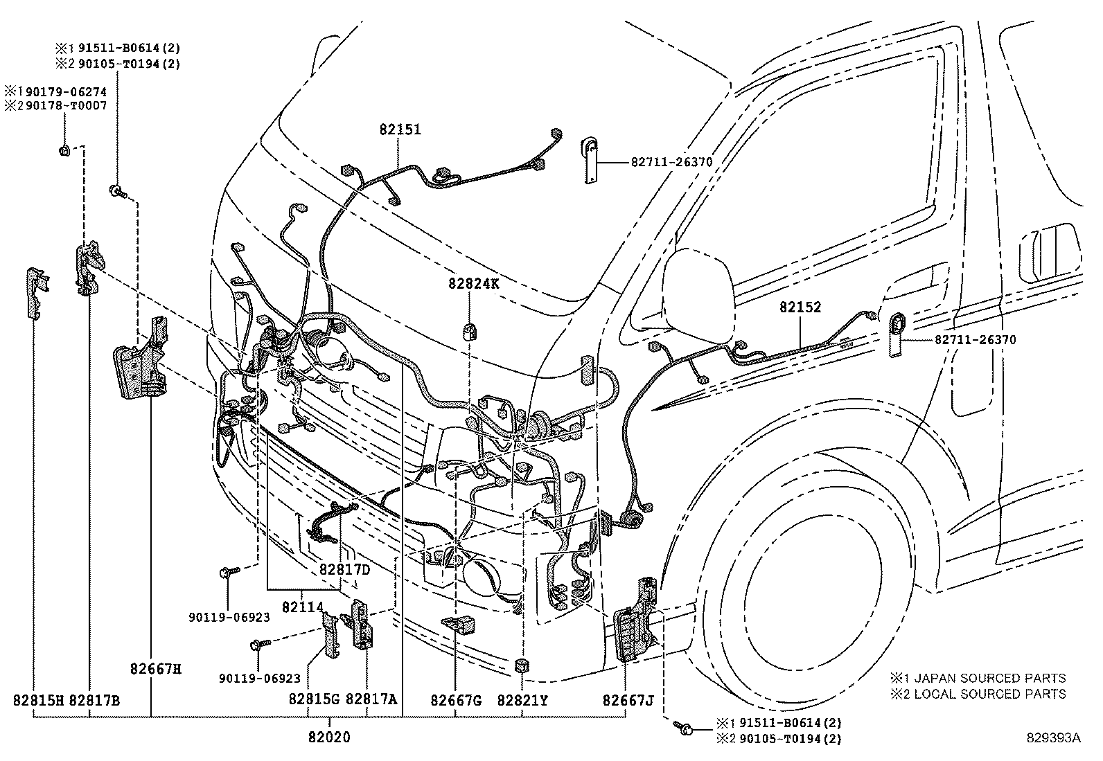 HIACE |  WIRING CLAMP