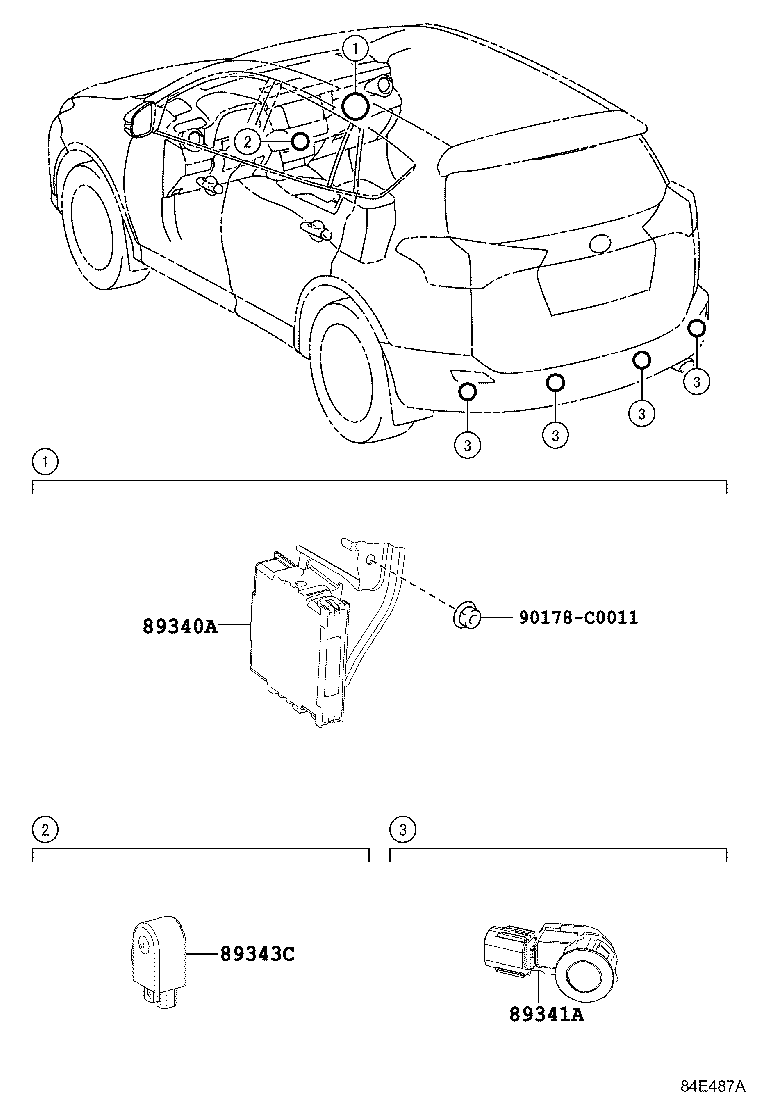  RAV4 CHINA |  CLEARANCE BACK SONAR