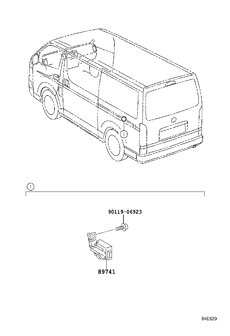 HIACE |  WIRELESS DOOR LOCK