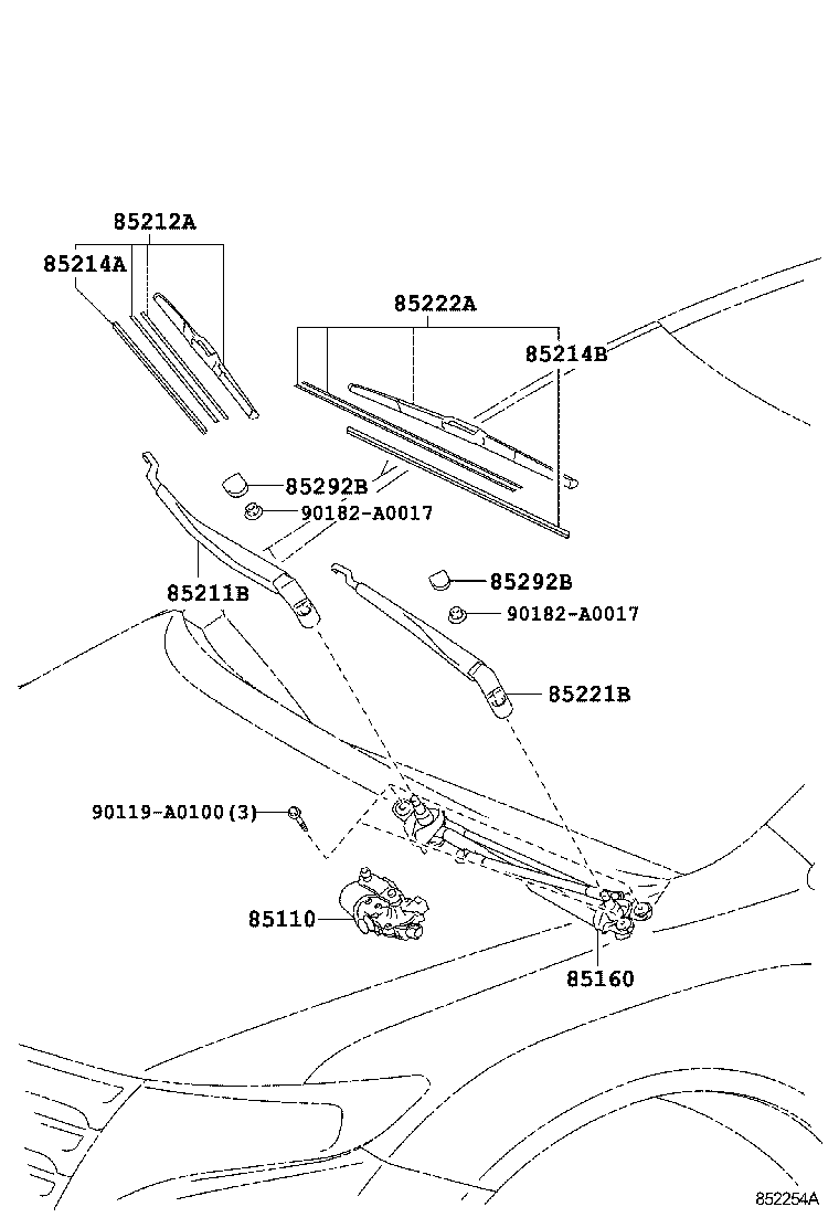  VENZA |  WINDSHIELD WIPER