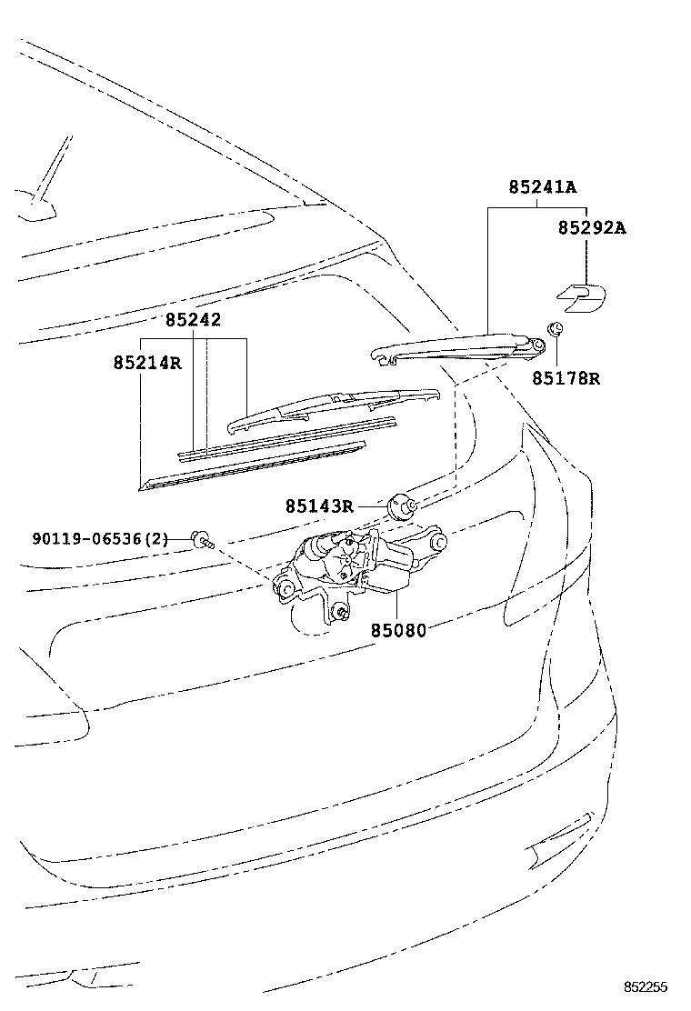  VENZA |  REAR WIPER