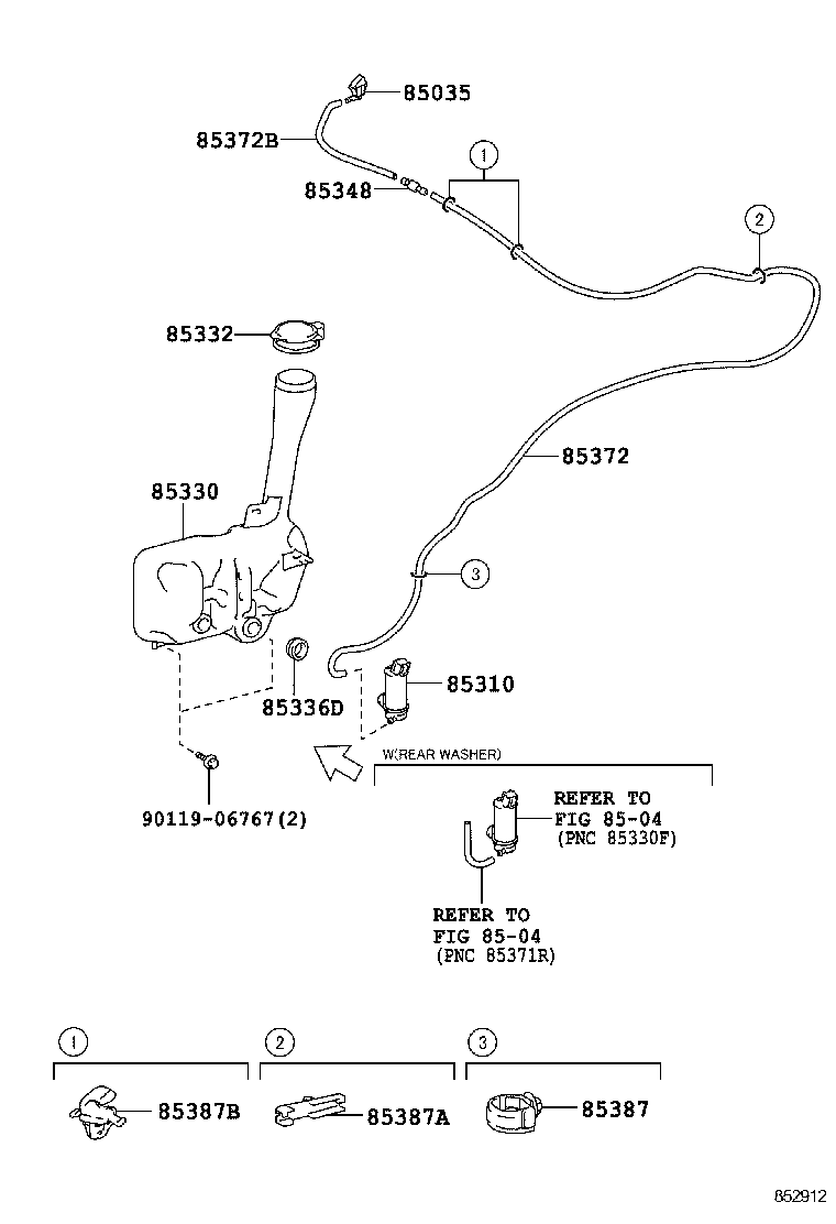 ETIOS |  WINDSHIELD WASHER