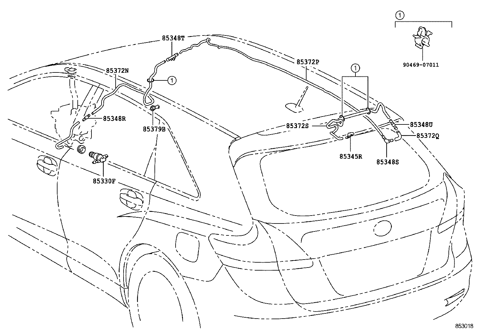  VENZA |  REAR WASHER