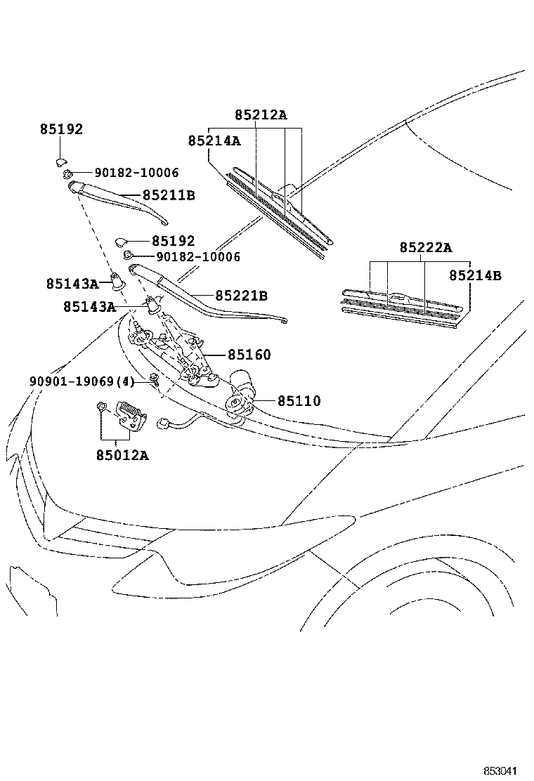  PREVIA |  WINDSHIELD WIPER