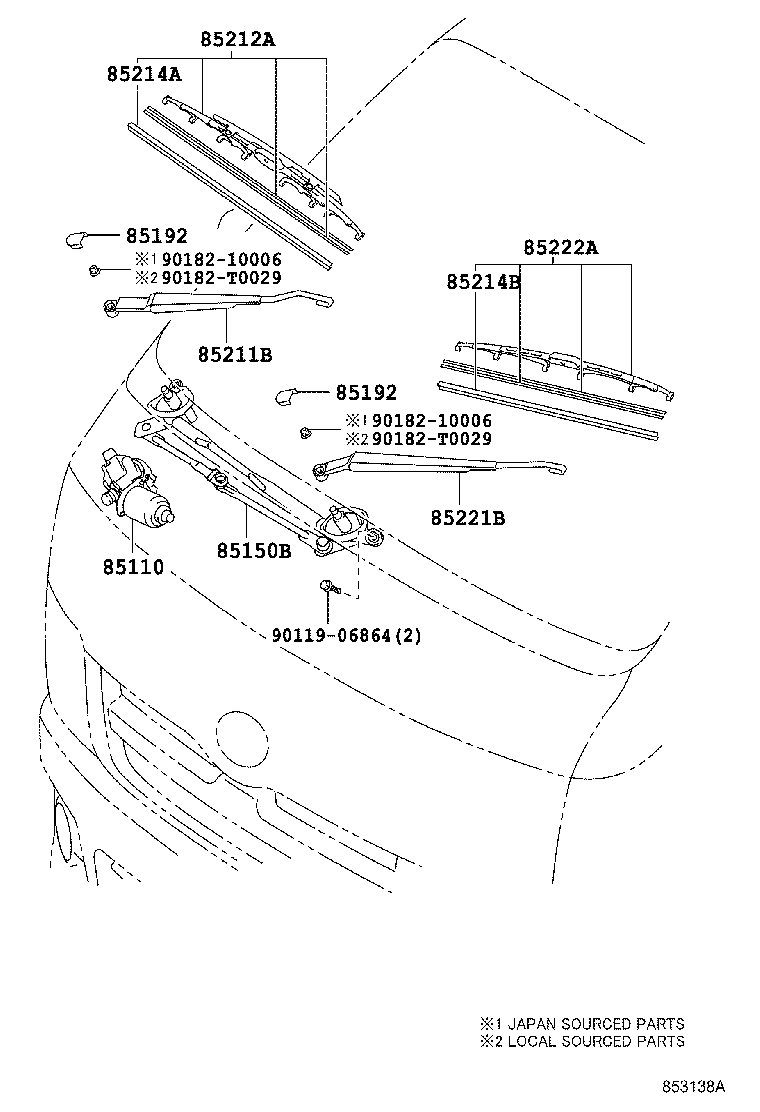  HIACE |  WINDSHIELD WIPER