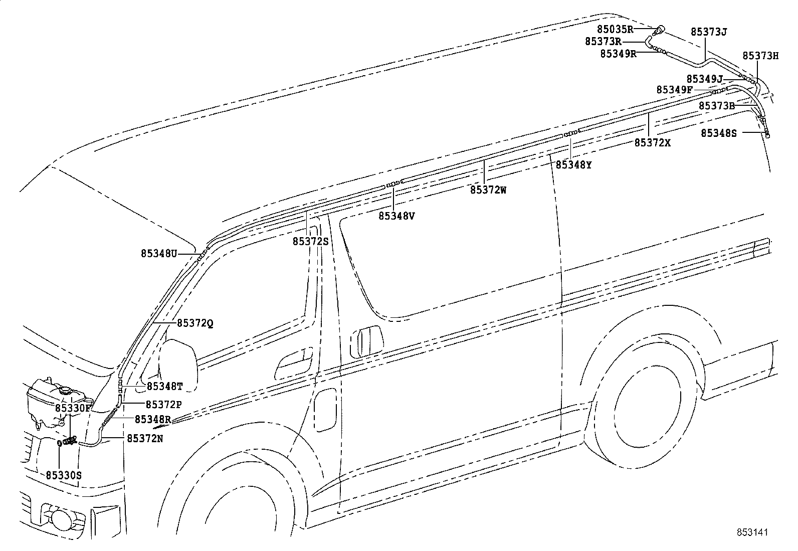  HIACE |  REAR WASHER