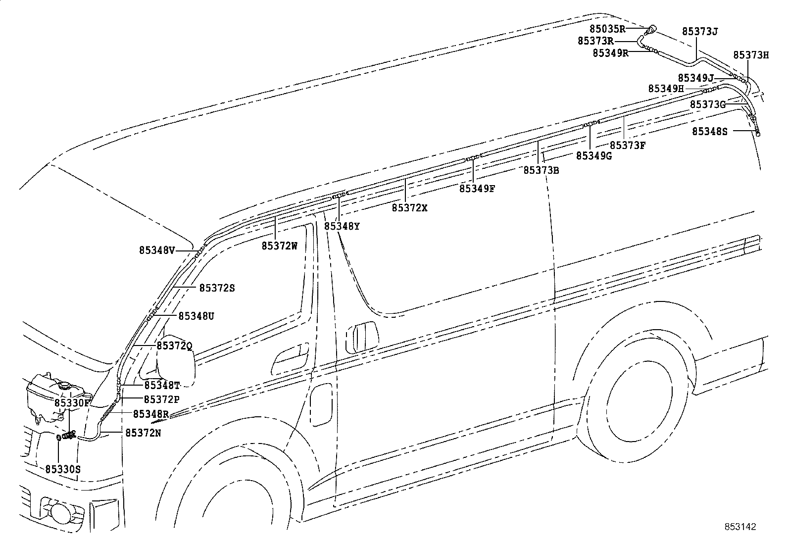 HIACE |  REAR WASHER