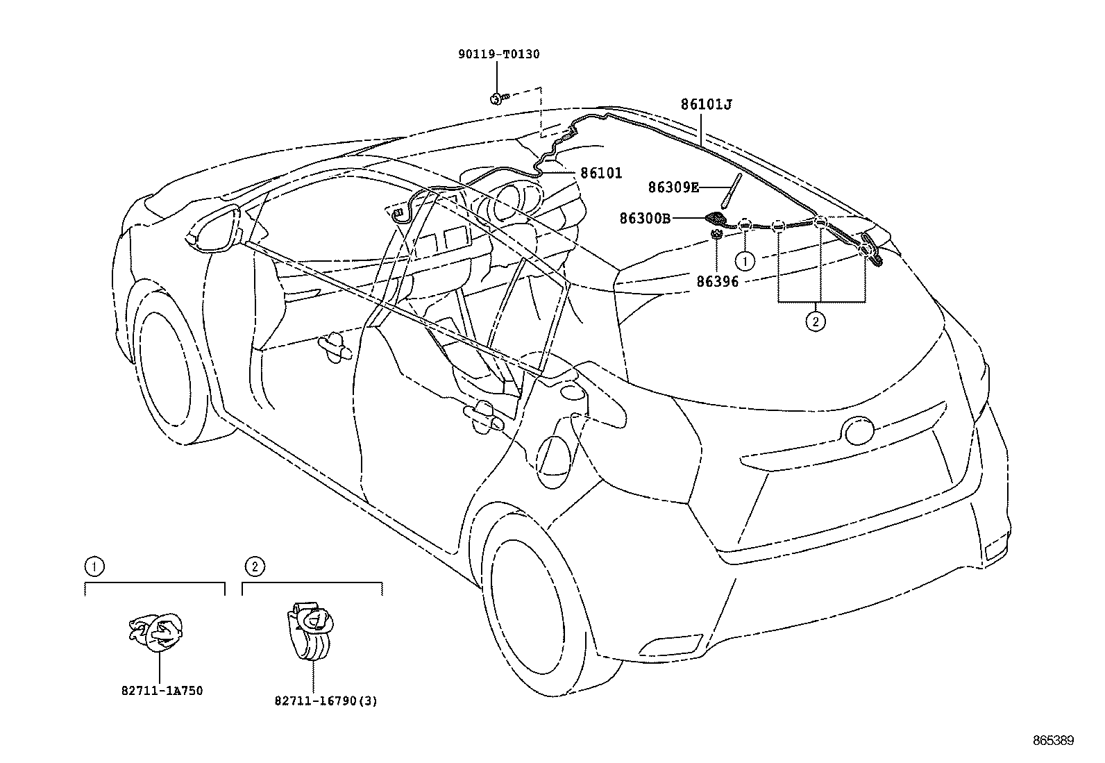  YARIS |  ANTENNA