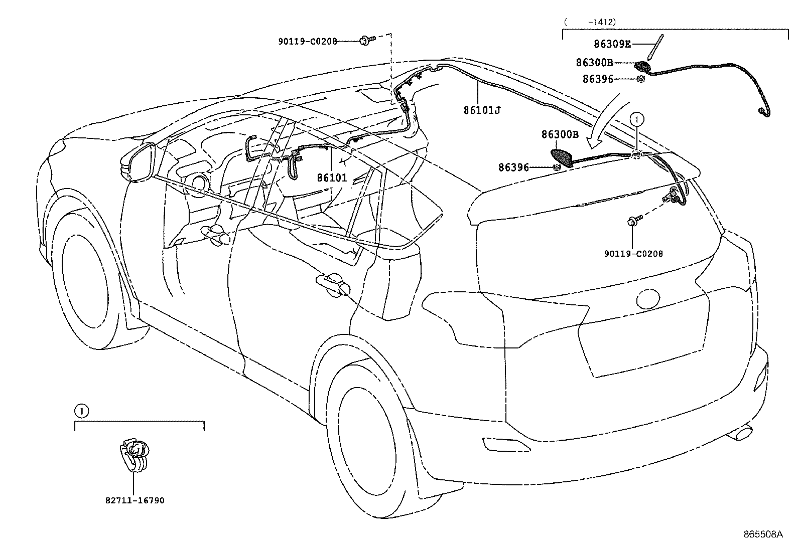 RAV4 CHINA |  ANTENNA