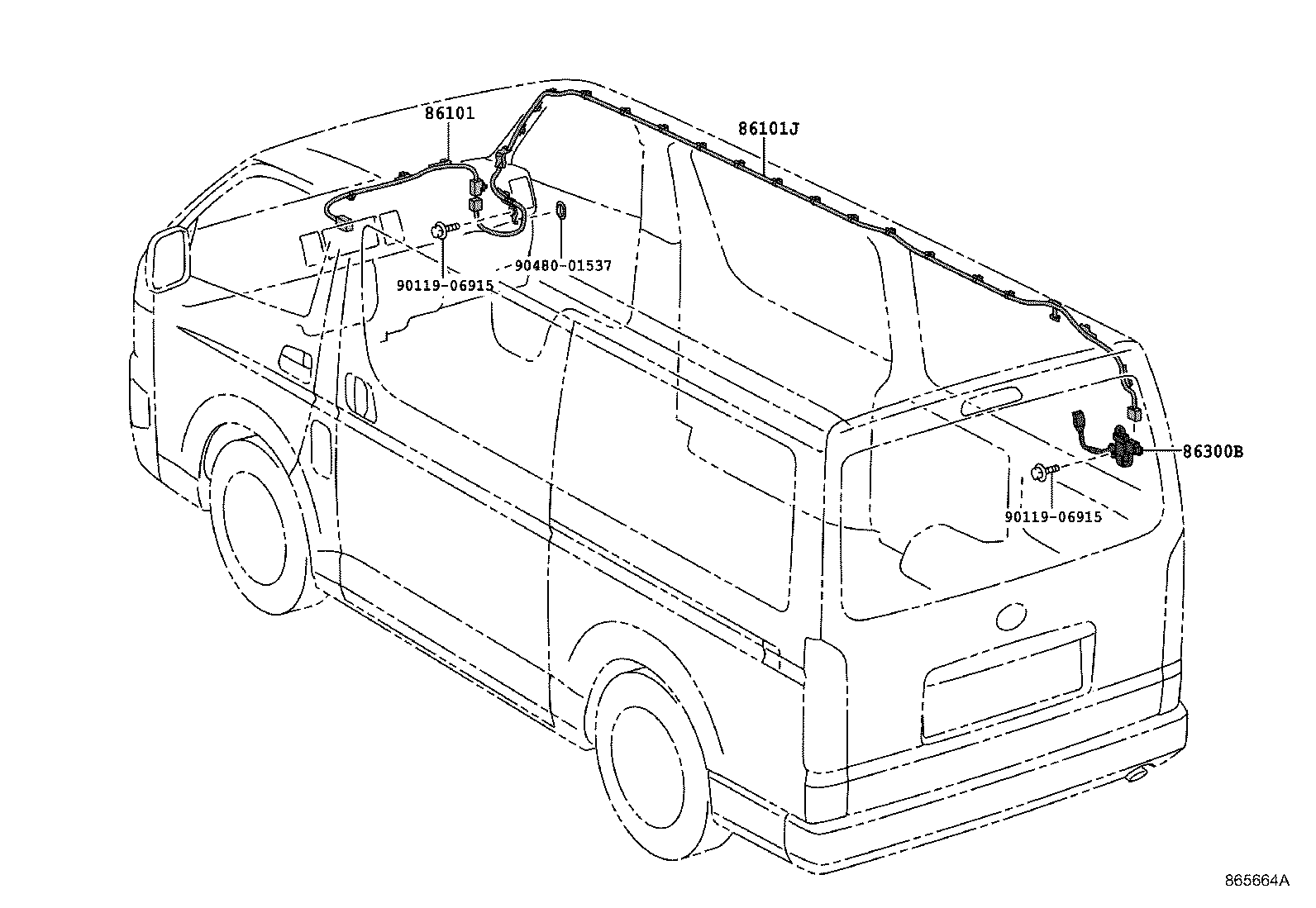  HIACE |  ANTENNA