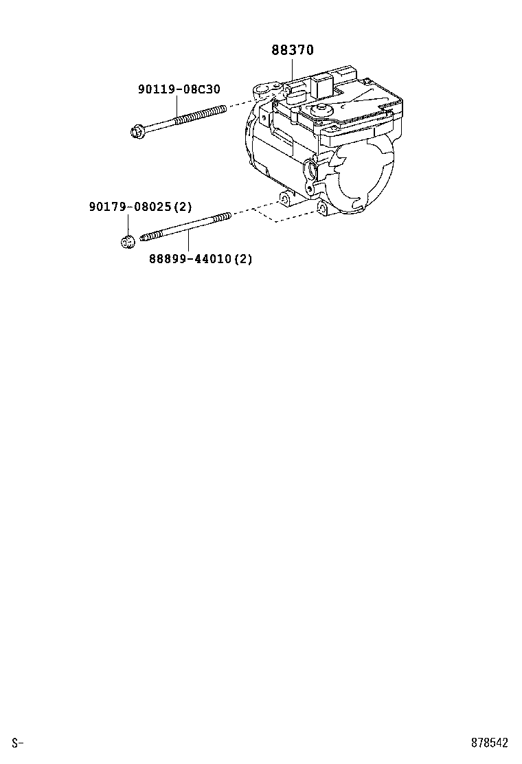  PREVIA |  HEATING AIR CONDITIONING COMPRESSOR