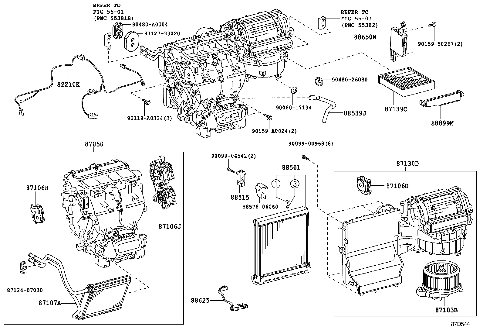  VENZA |  HEATING AIR CONDITIONING COOLER UNIT
