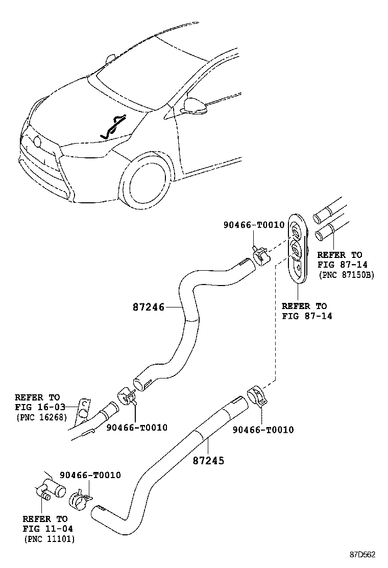  YARIS |  HEATING AIR CONDITIONING WATER PIPING