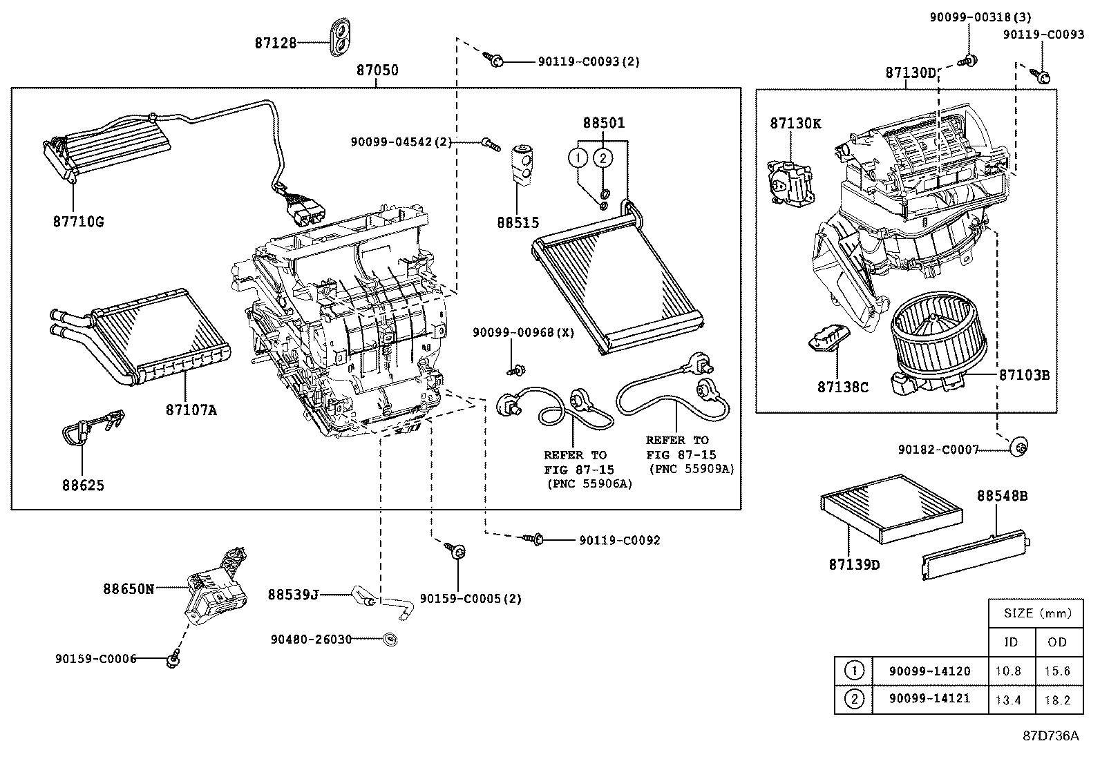  RAV4 CHINA |  HEATING AIR CONDITIONING COOLER UNIT