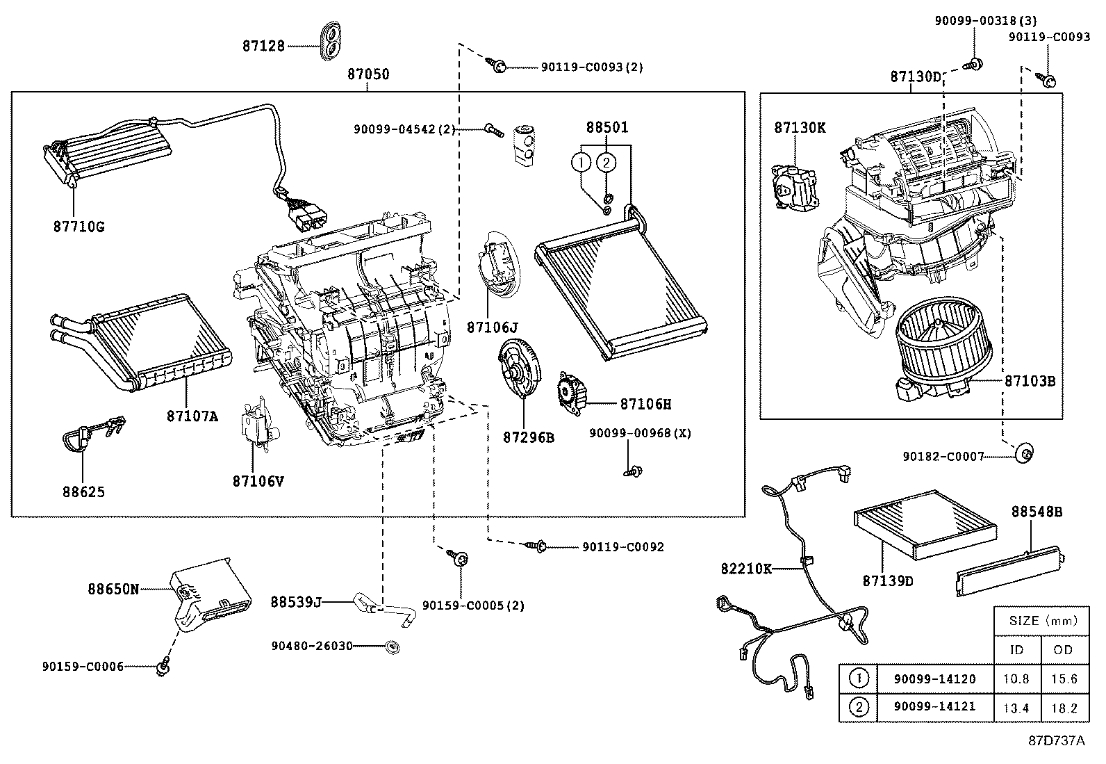  RAV4 CHINA |  HEATING AIR CONDITIONING COOLER UNIT