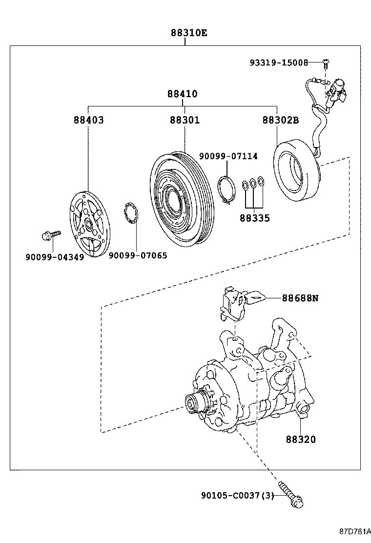  VIOS CHINA |  HEATING AIR CONDITIONING COMPRESSOR