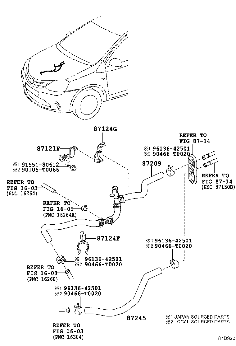  ETIOS LIVA CROSS |  HEATING AIR CONDITIONING WATER PIPING