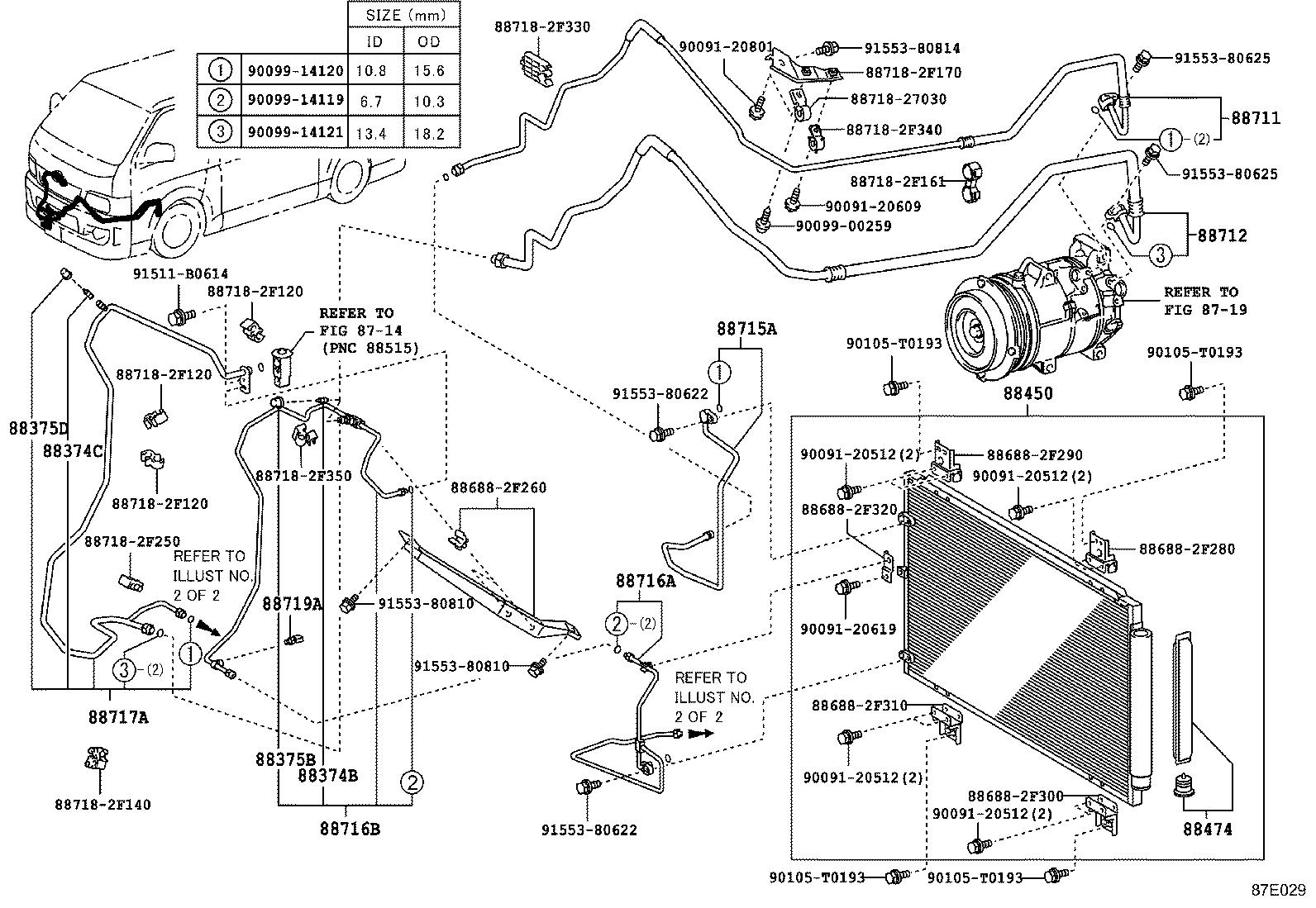  HIACE |  HEATING AIR CONDITIONING COOLER PIPING