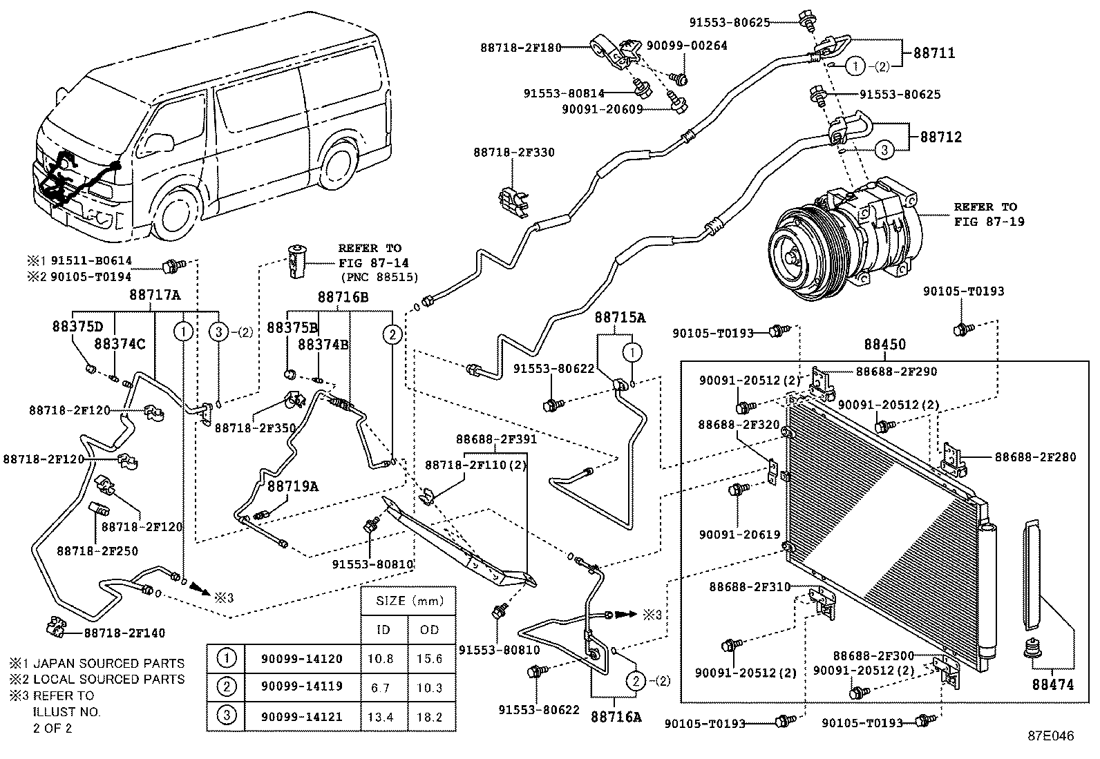  HIACE |  HEATING AIR CONDITIONING COOLER PIPING
