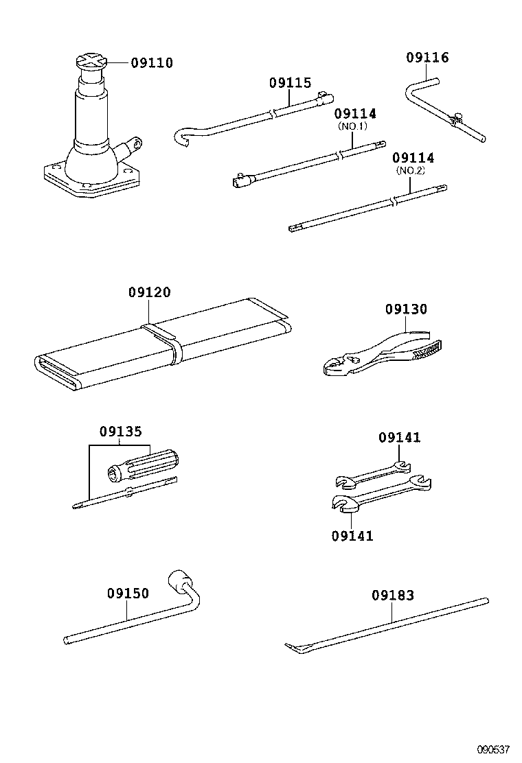  4RUNNER |  STANDARD TOOL