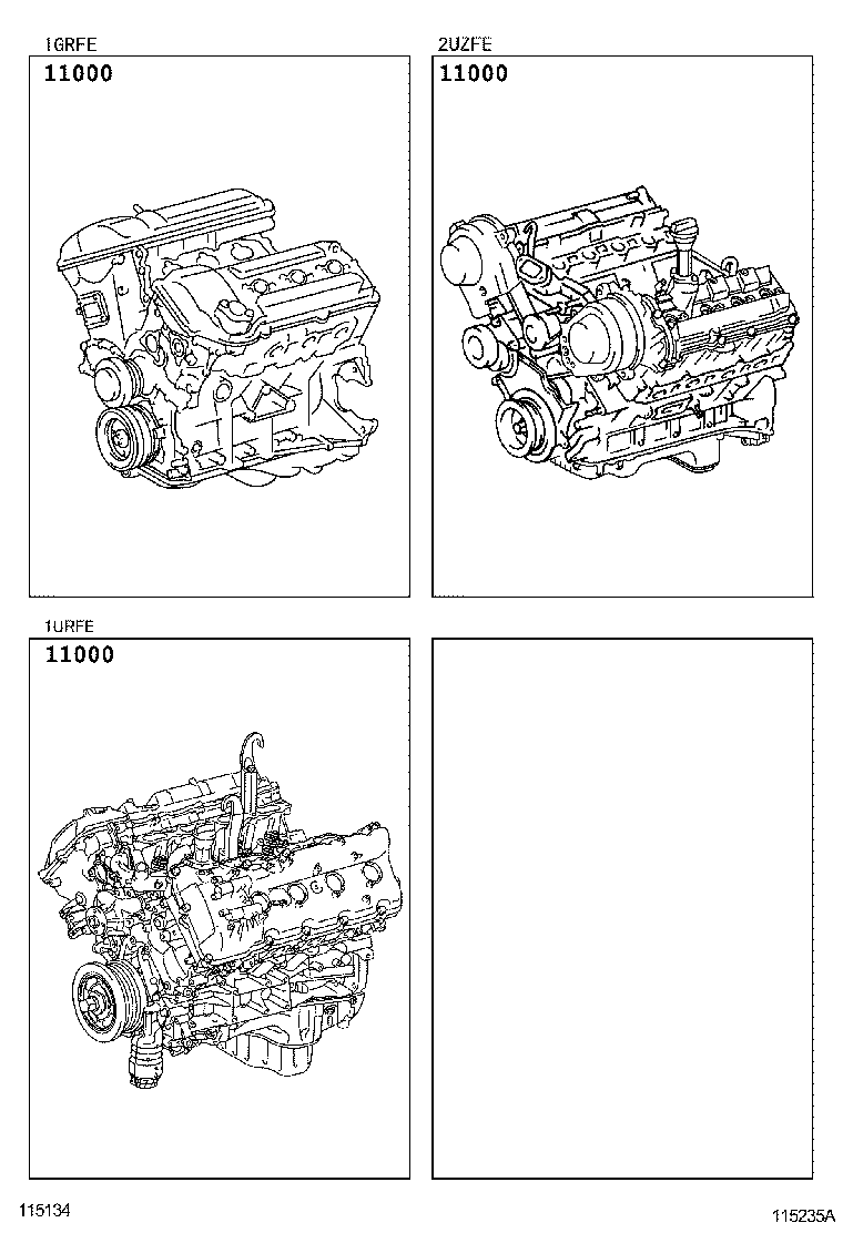  LAND CRUISER CHINA |  PARTIAL ENGINE ASSEMBLY