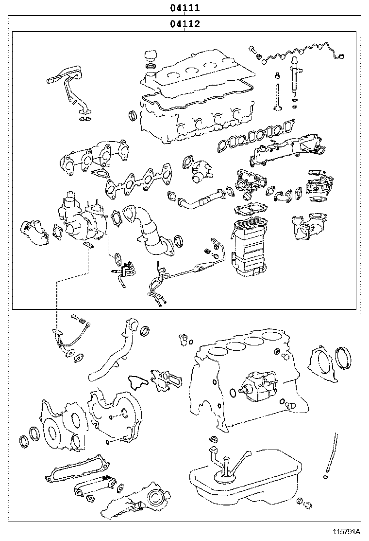 DYNA |  ENGINE OVERHAUL GASKET KIT