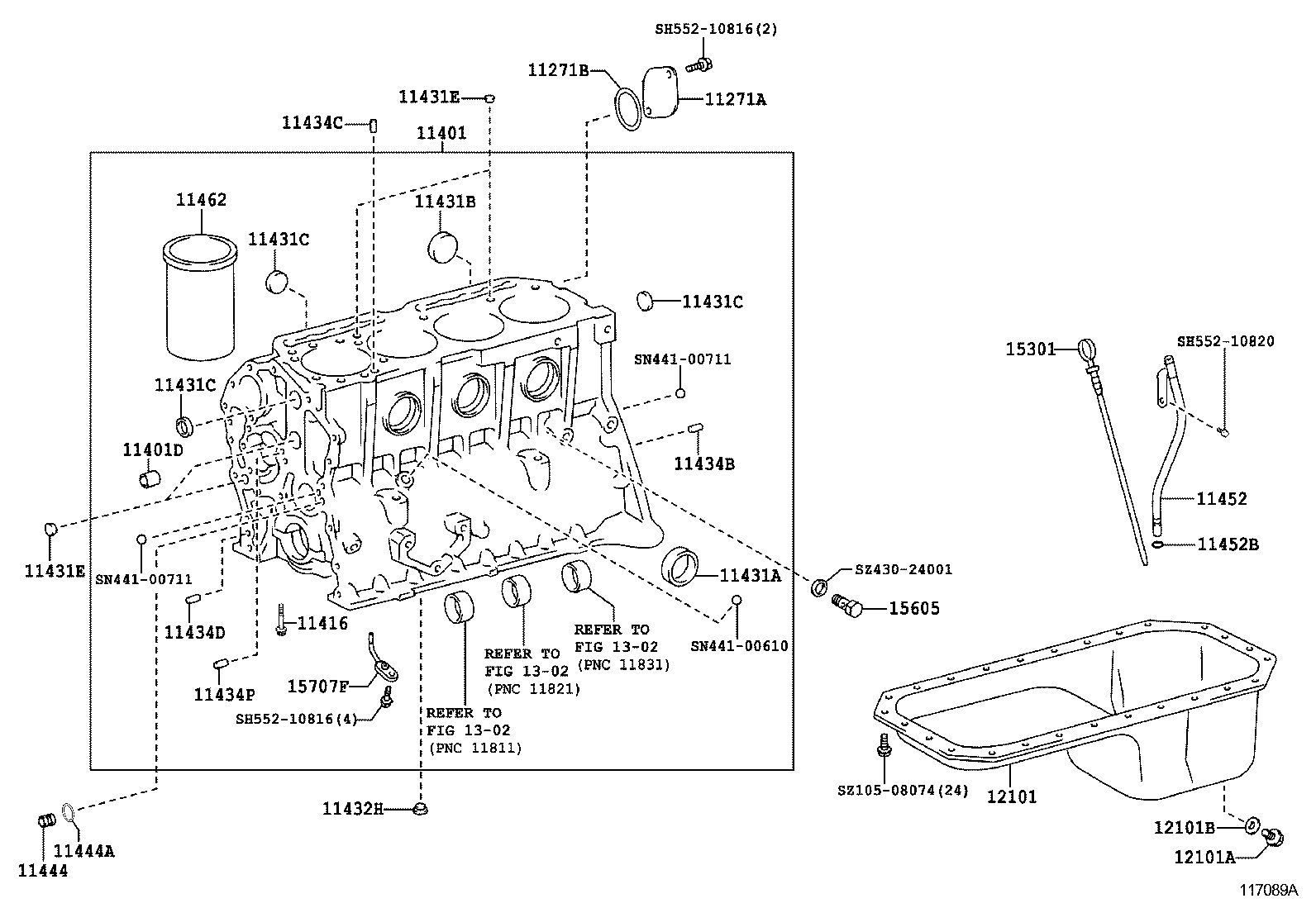  DYNA |  CYLINDER BLOCK