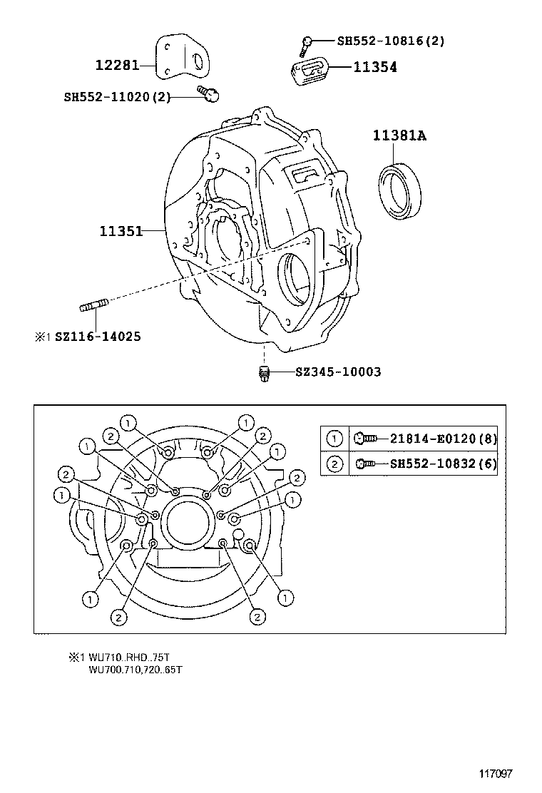  DYNA |  TIMING GEAR COVER REAR END PLATE