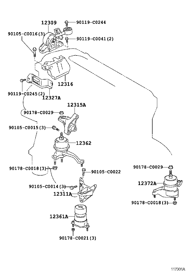  CAMRY HYBRID CHINA |  MOUNTING