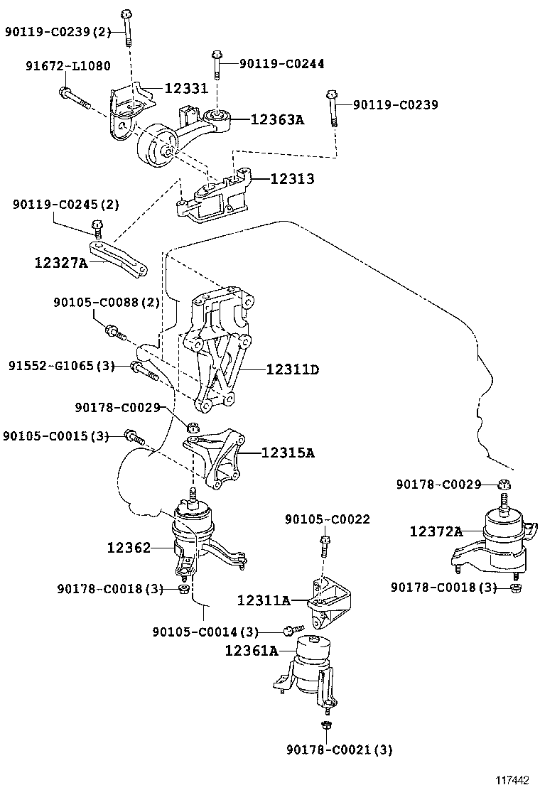  CAMRY HYBRID CHINA |  MOUNTING