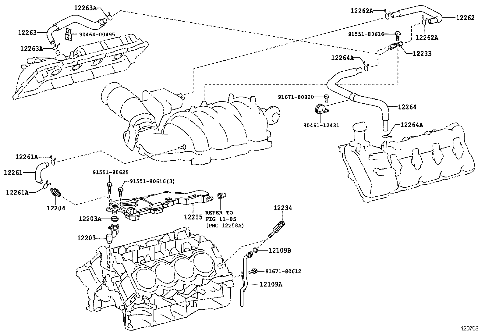  LAND CRUISER 200 |  VENTILATION HOSE