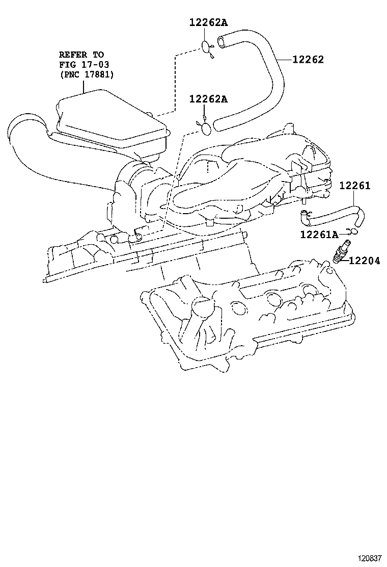  LAND CRUISER 200 |  VENTILATION HOSE