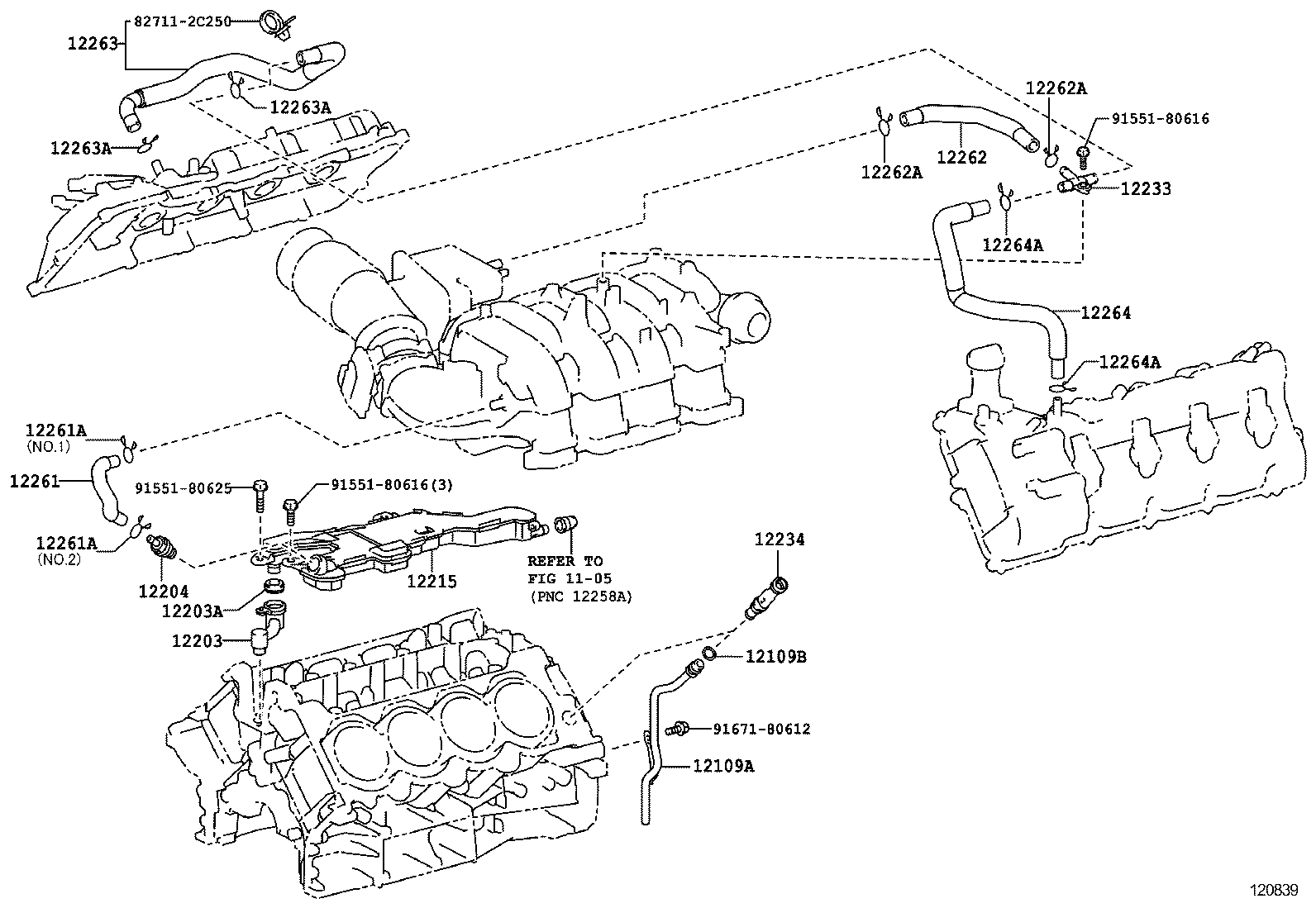  LAND CRUISER 200 |  VENTILATION HOSE