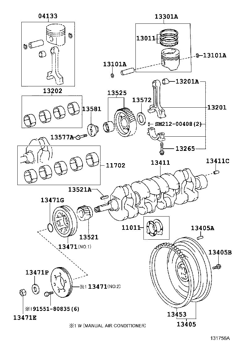  DYNA |  CRANKSHAFT PISTON