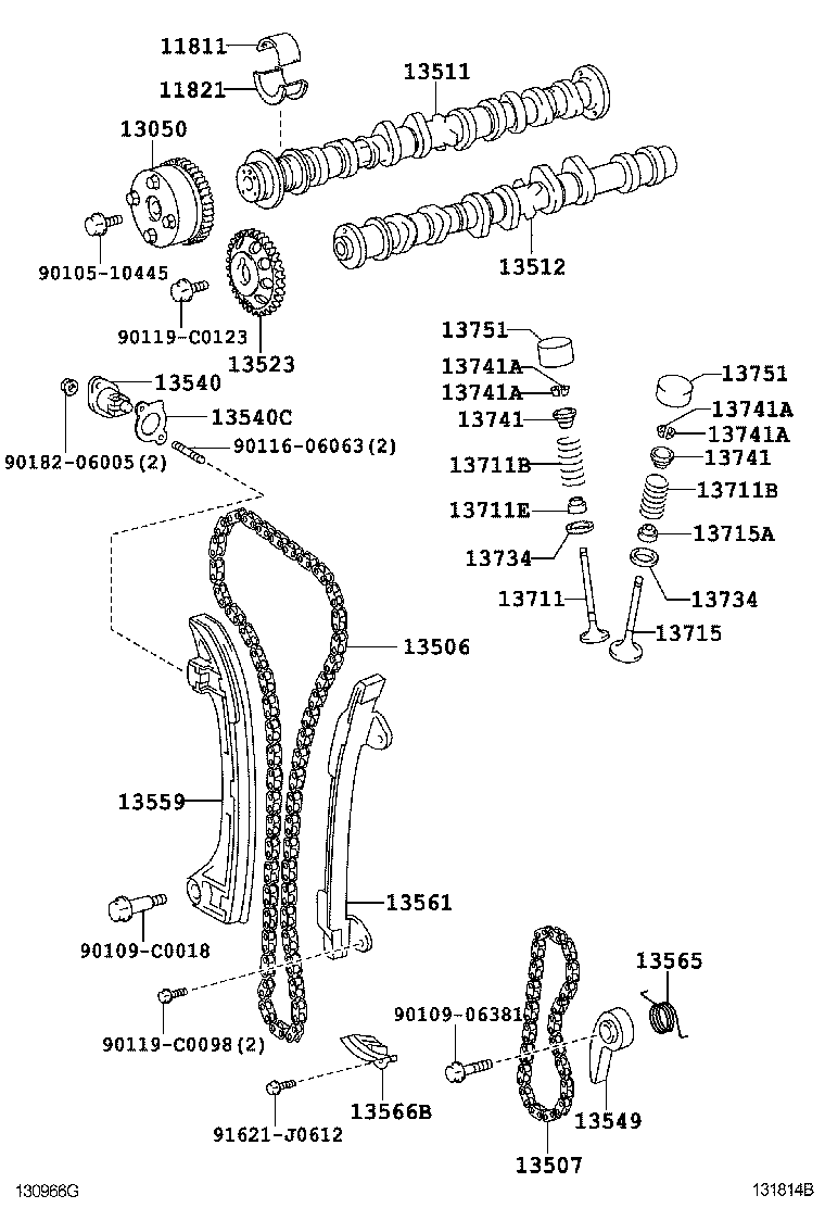  CAMRY HYBRID CHINA |  CAMSHAFT VALVE