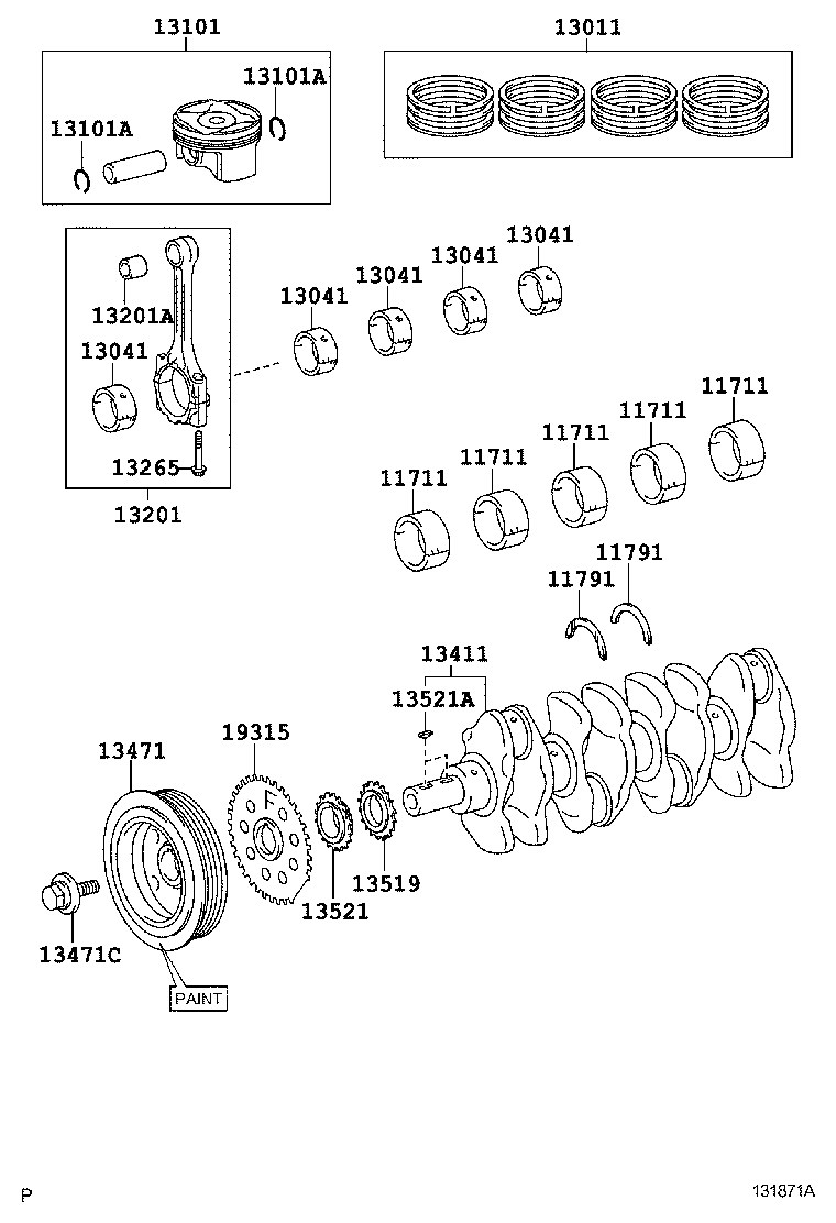  WISH |  CRANKSHAFT PISTON