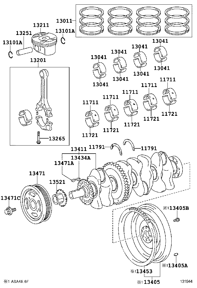  RAV4 |  CRANKSHAFT PISTON