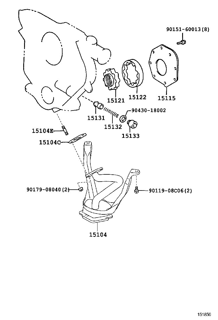  HILUX |  ENGINE OIL PUMP