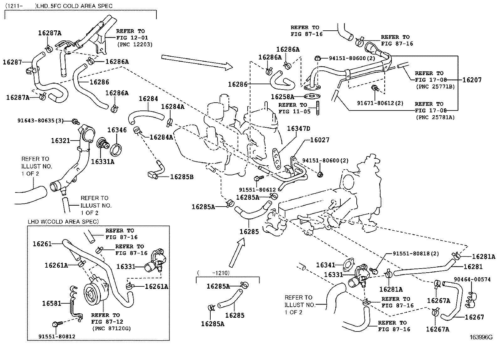  LAND CRUISER PRADO |  RADIATOR WATER OUTLET