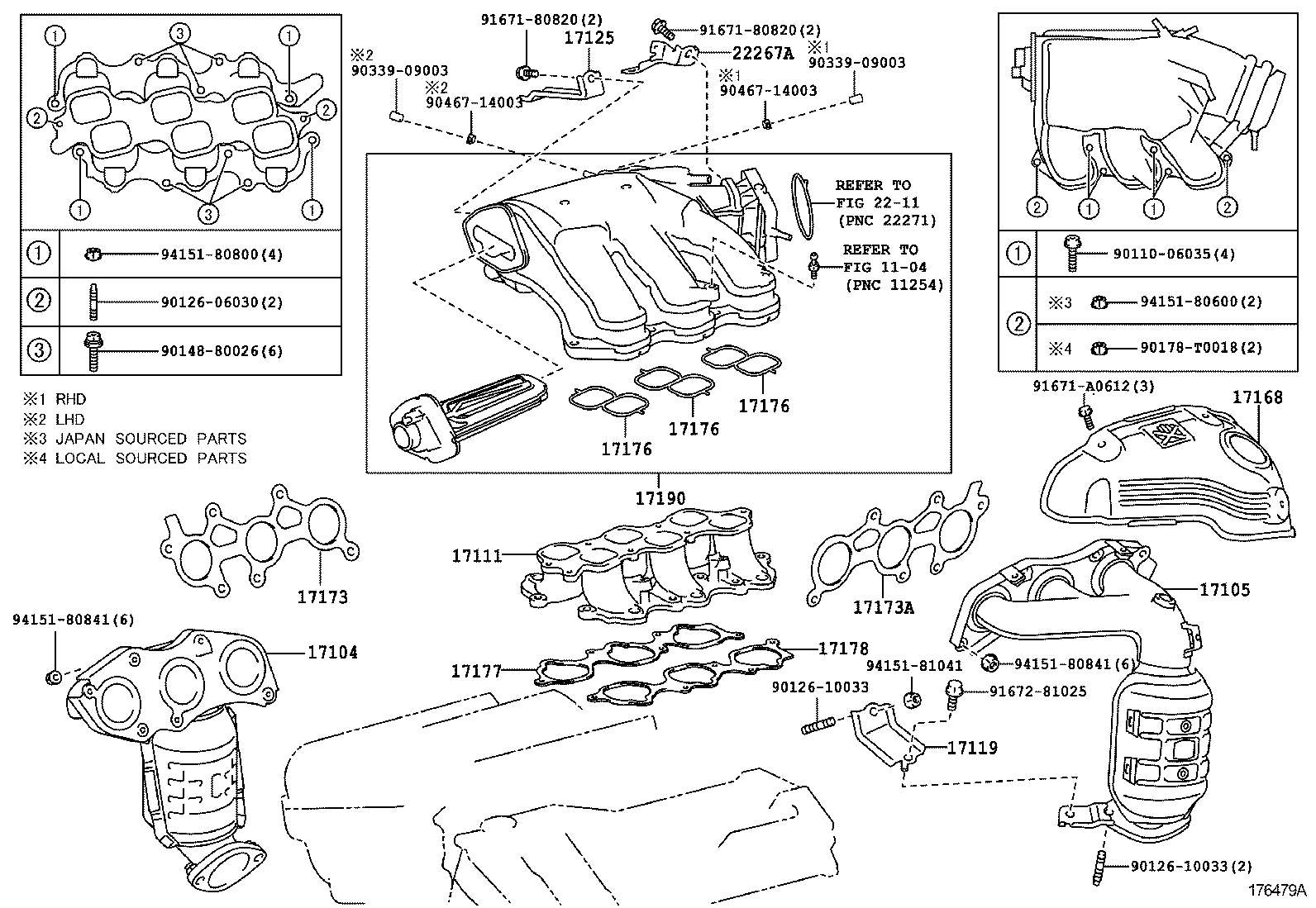  CAMRY AURION HV ARL |  MANIFOLD