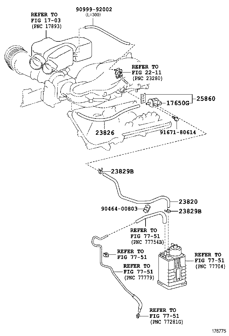  LAND CRUISER PRADO |  VACUUM PIPING