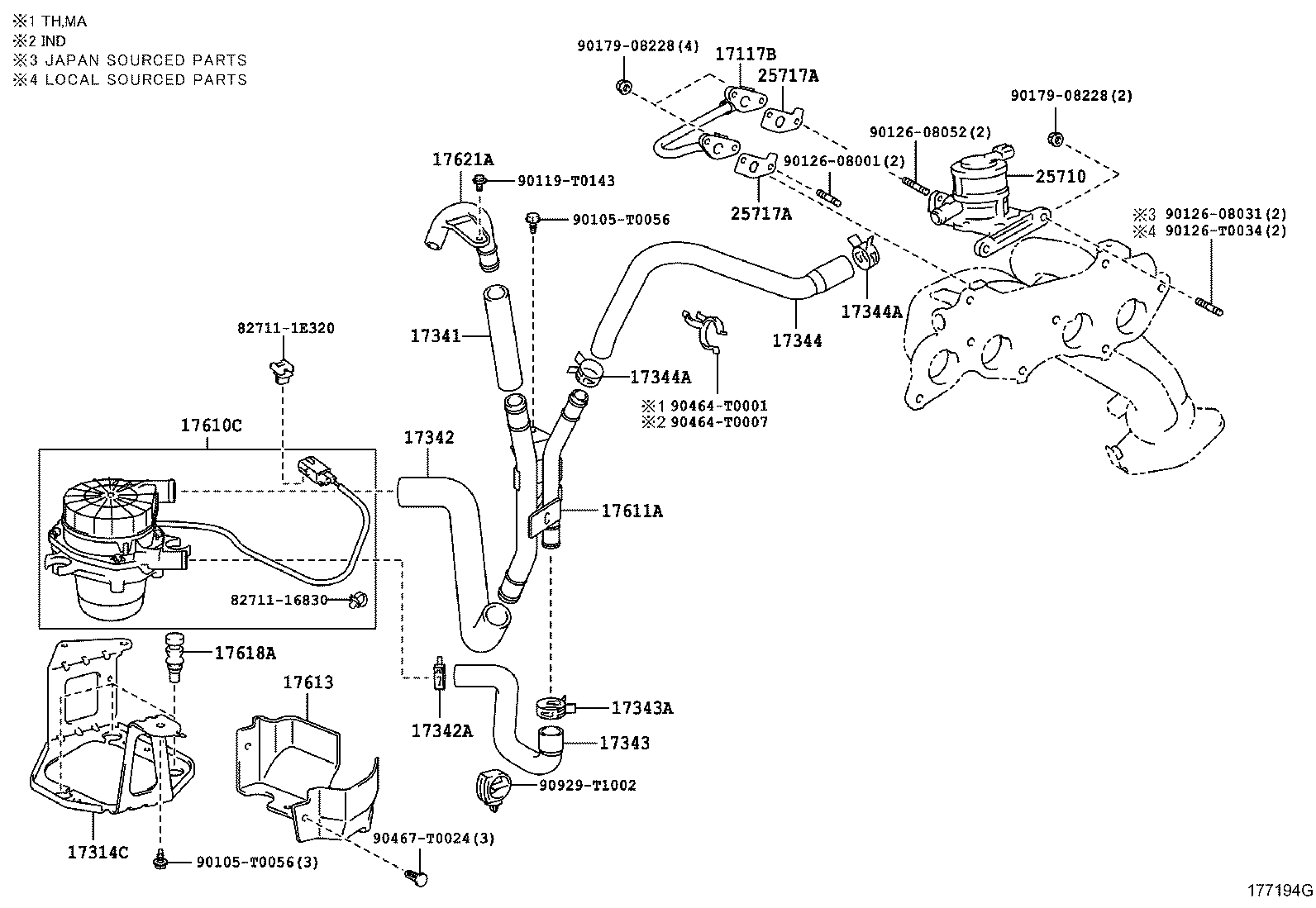  INNOVA KIJANG |  MANIFOLD AIR INJECTION SYSTEM